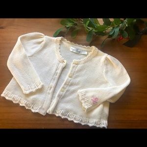 Ralph Lauren baby girl sweater - size 12 mo